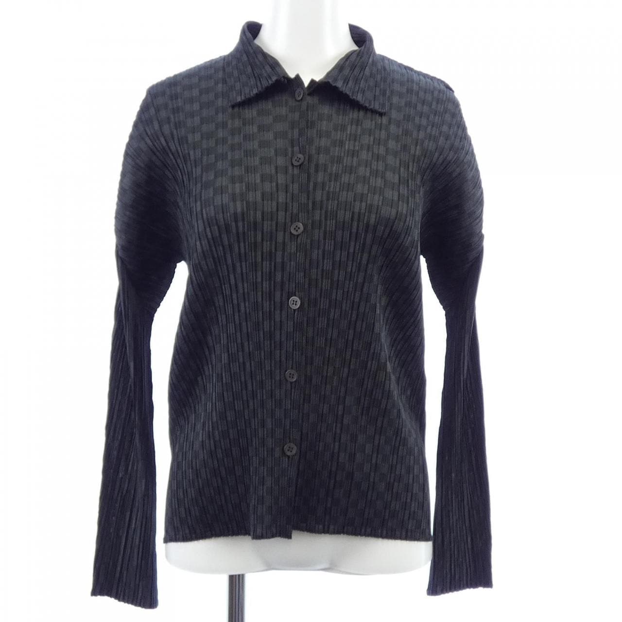 【ヴィンテージ】プリーツプリーズ PLEATS PLEASE 2003 ブロックチェック PP31-JJ962 7558022 シャツ