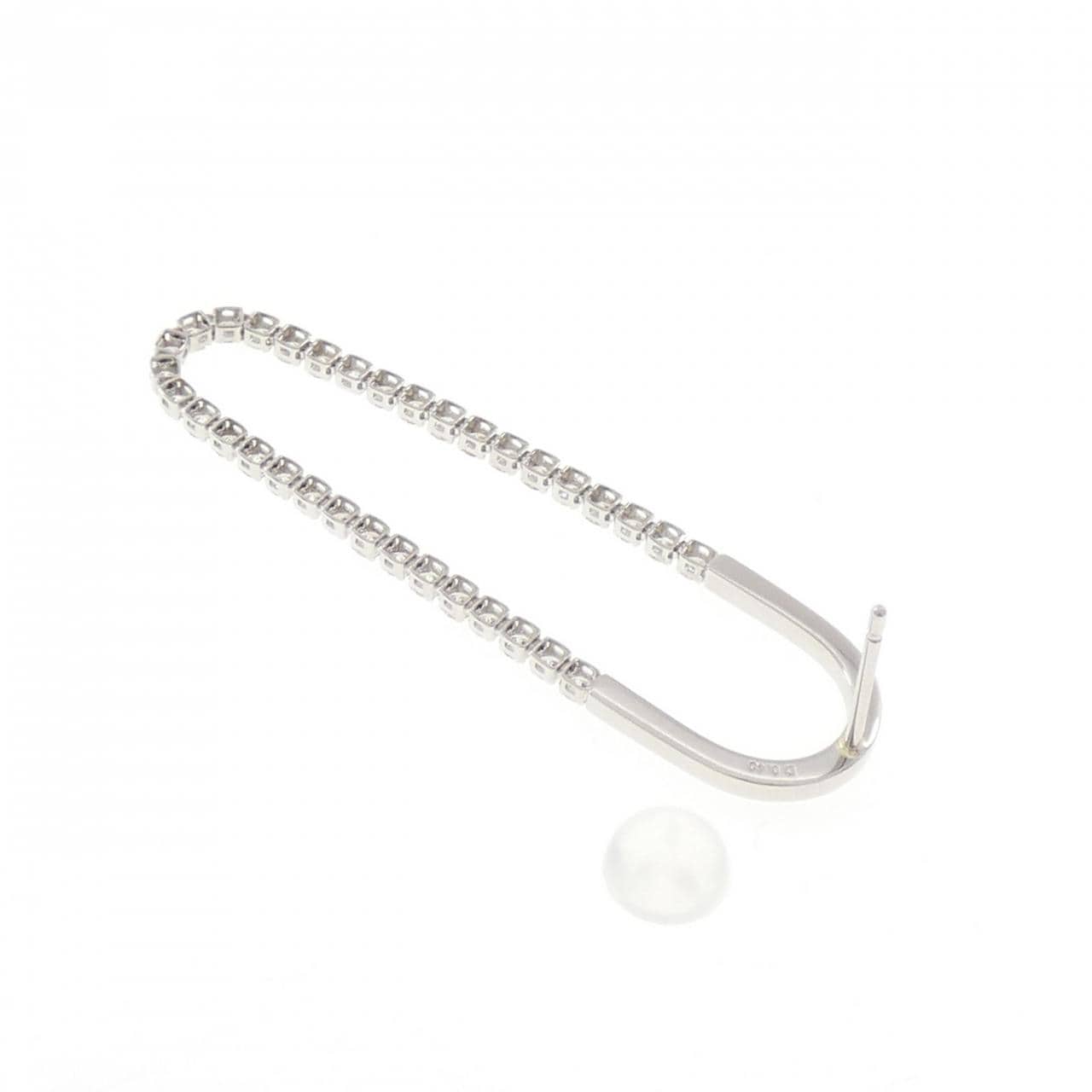 アーカー シャンデリアフープ ピアス 0.40CT 片耳