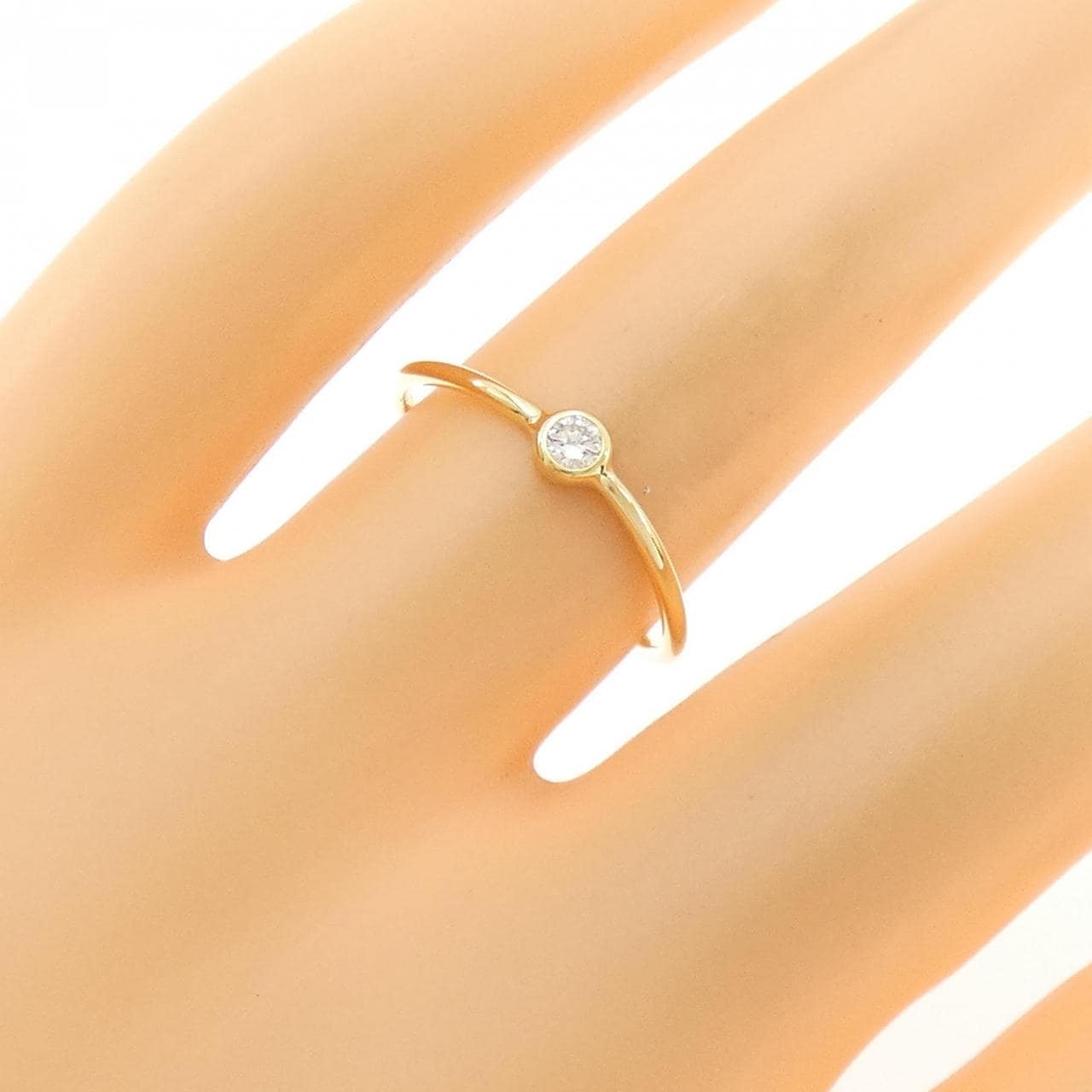 ティファニー ウェーブシングルロウ リング