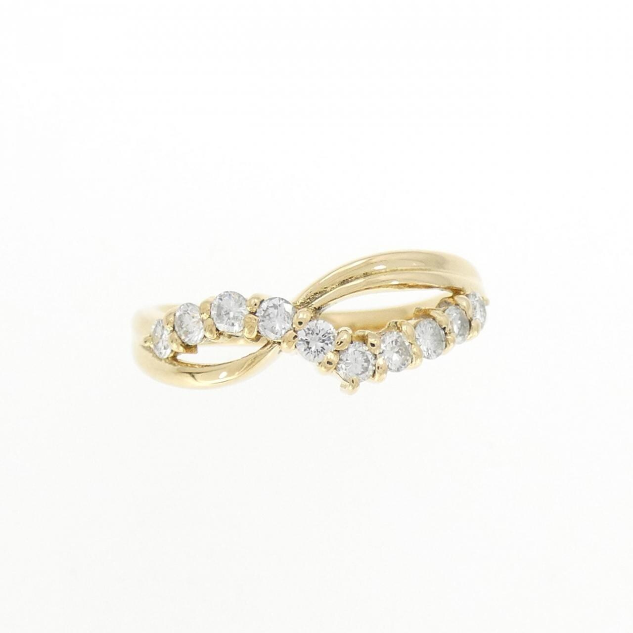K18YG ダイヤモンド リング 0.33CT