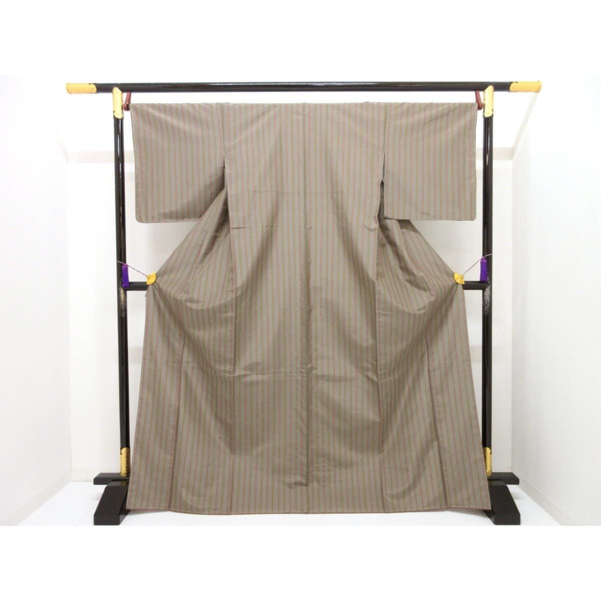 紬　証紙付【本場黄八丈】