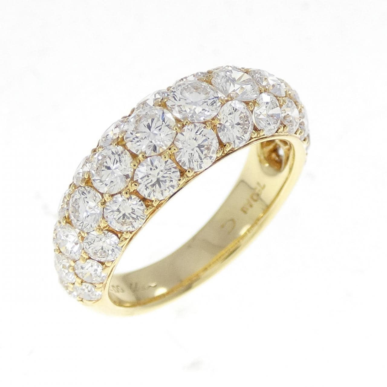 チャー ダイヤモンド リング 2.09CT