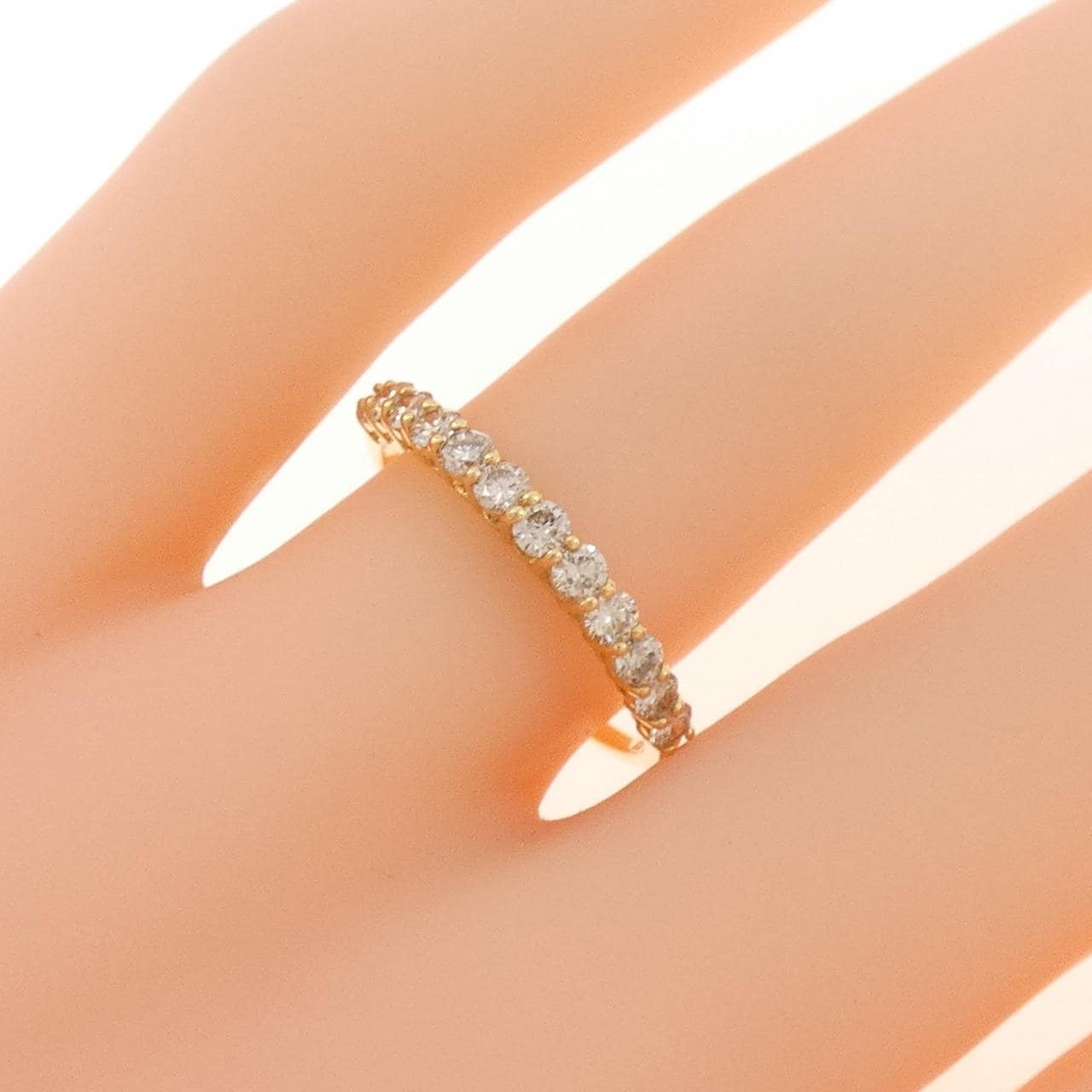 [BRAND NEW] K18YG Diamond ring 0.50CT