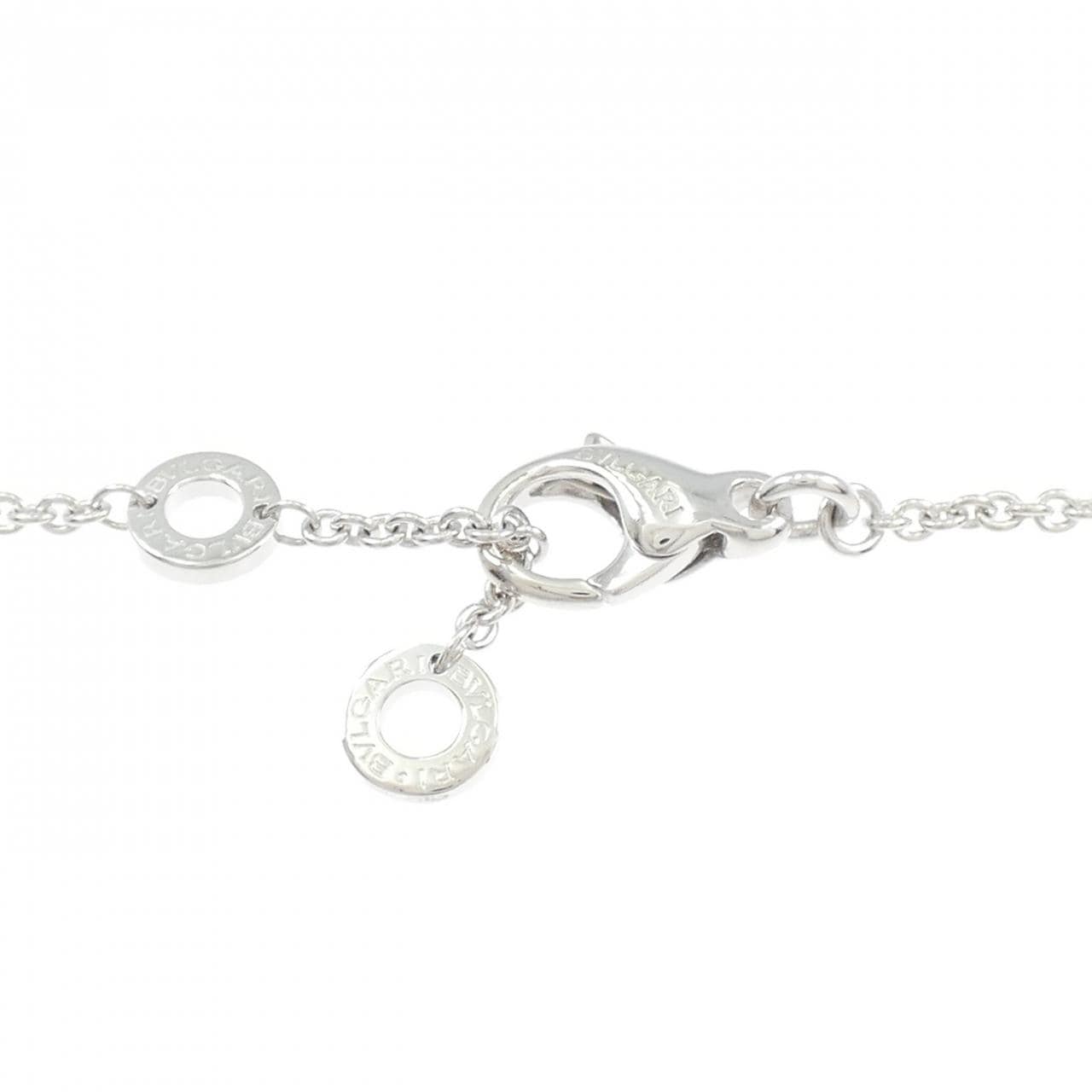 ブルガリ パレンテシオープンワーク フルダイヤ ネックレス