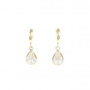 【新品】K18YG キュービック ピアス