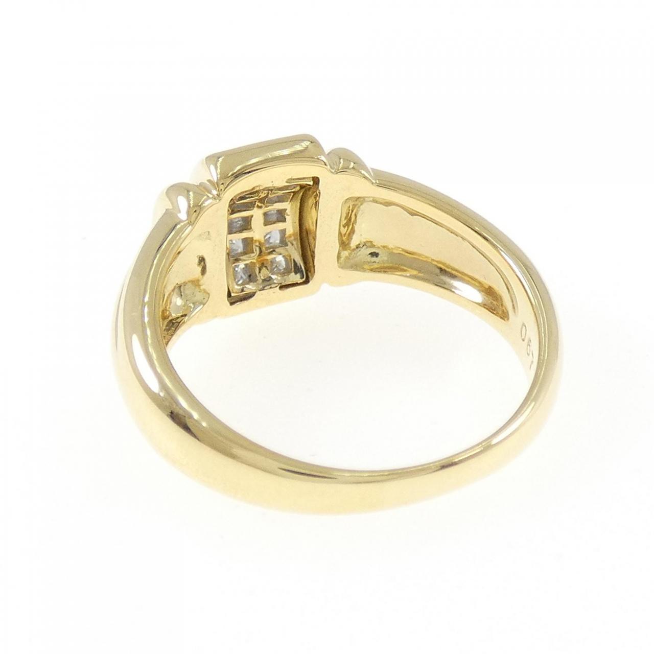 K18YG ダイヤモンド リング 0.67CT