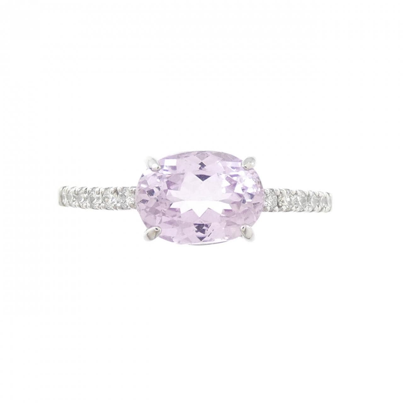 PT950 クンツァイト リング 1.66CT