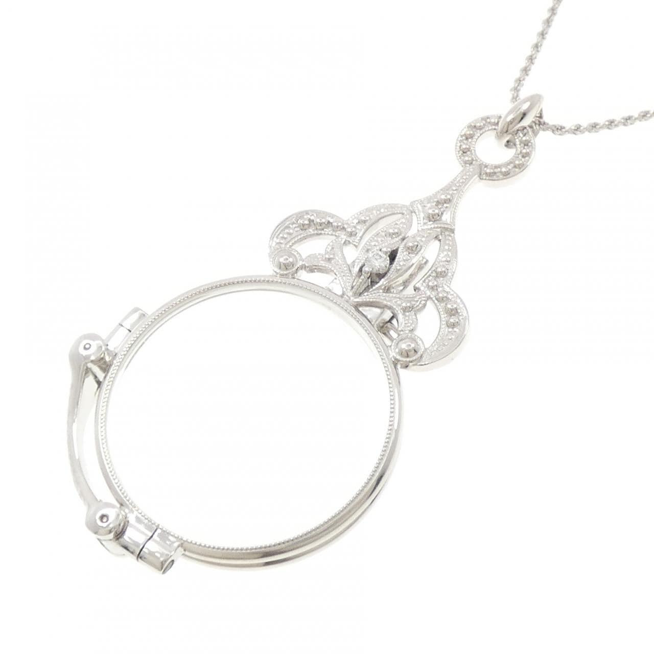 クイーン ダイヤモンド ネックレス 0.08CT