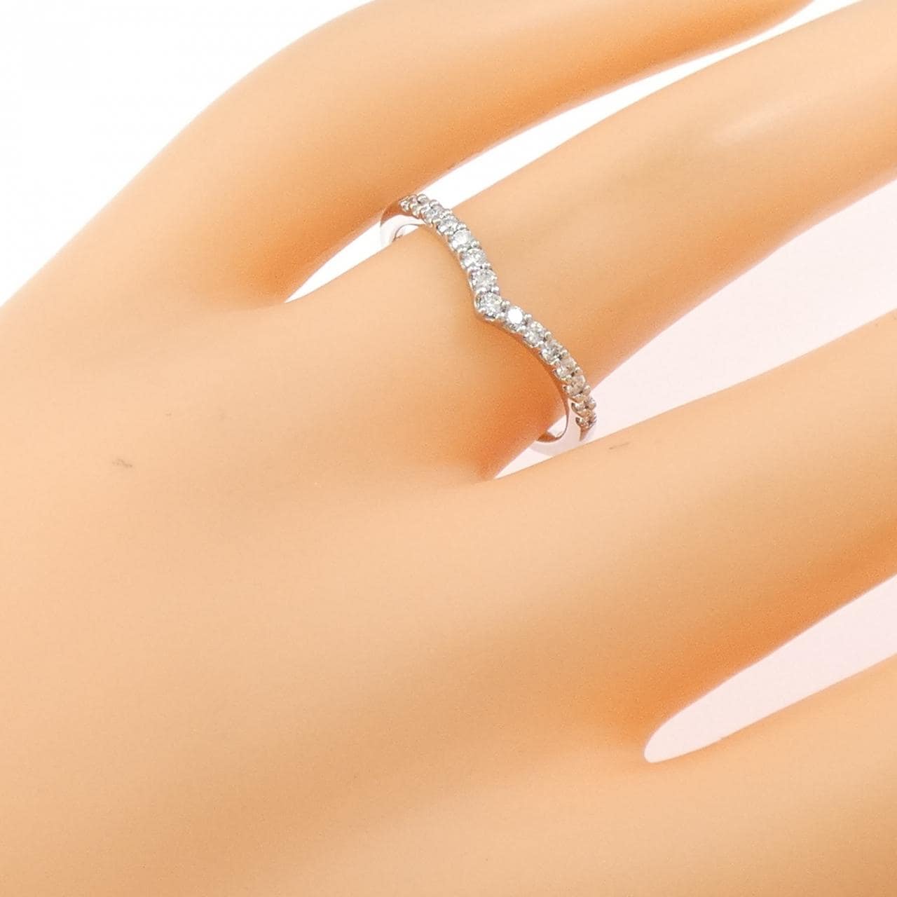 PT950 ダイヤモンド リング 0.16CT