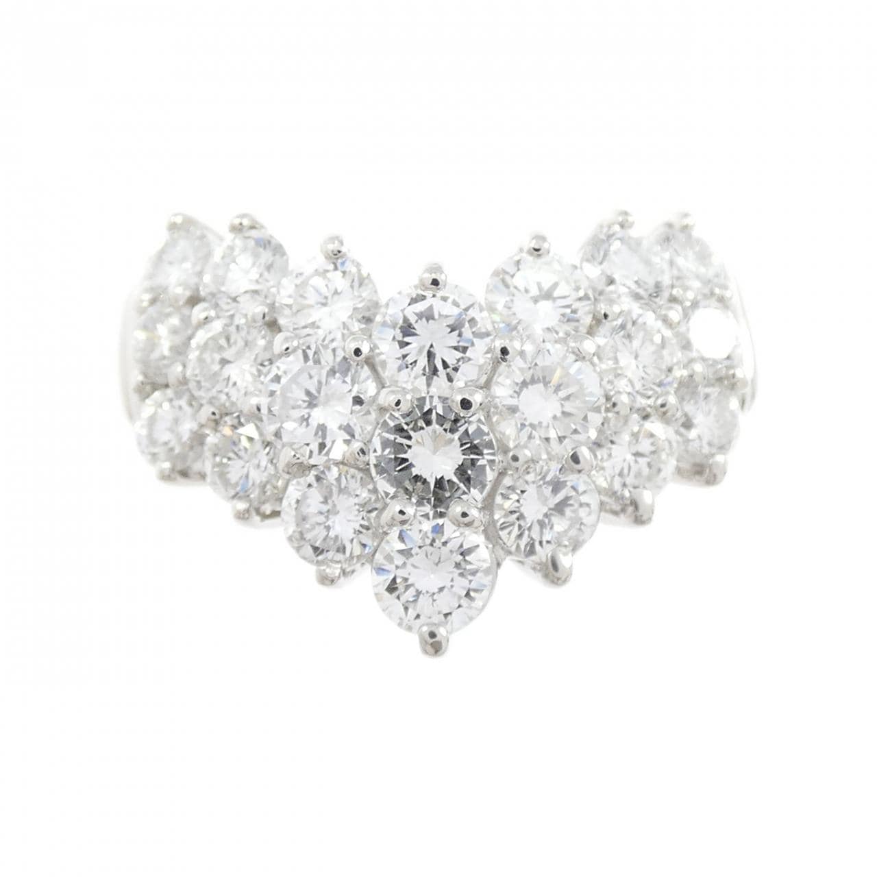 PT900 ダイヤモンド リング 2.00CT