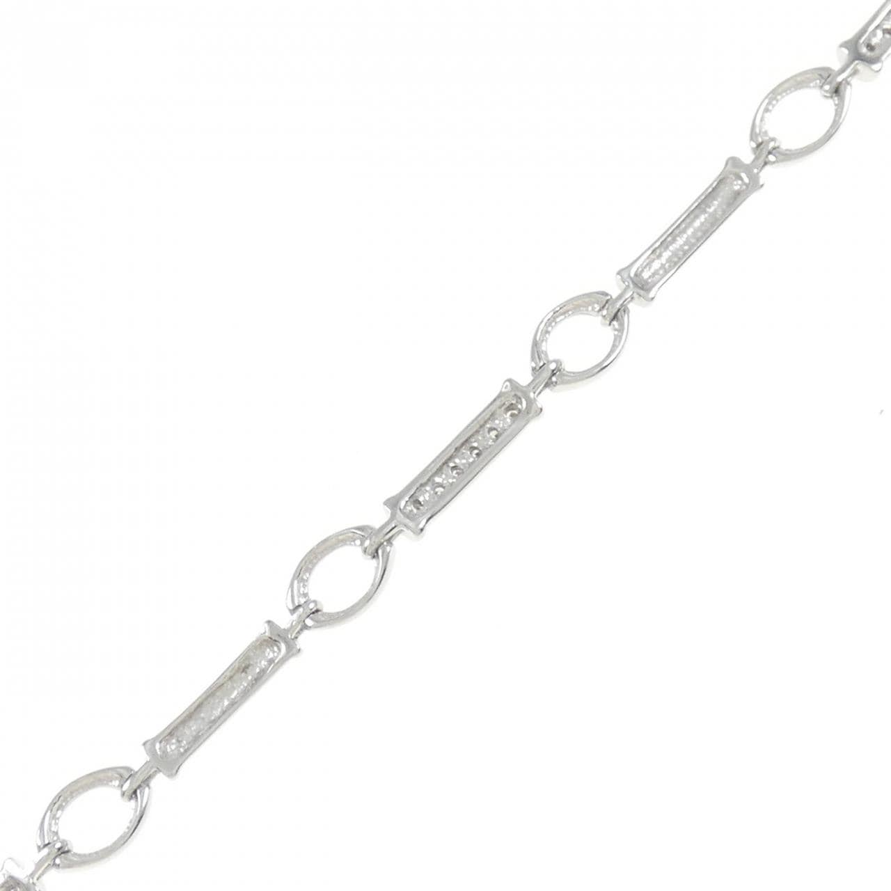 K18WG Diamond bracelet 0.30CT