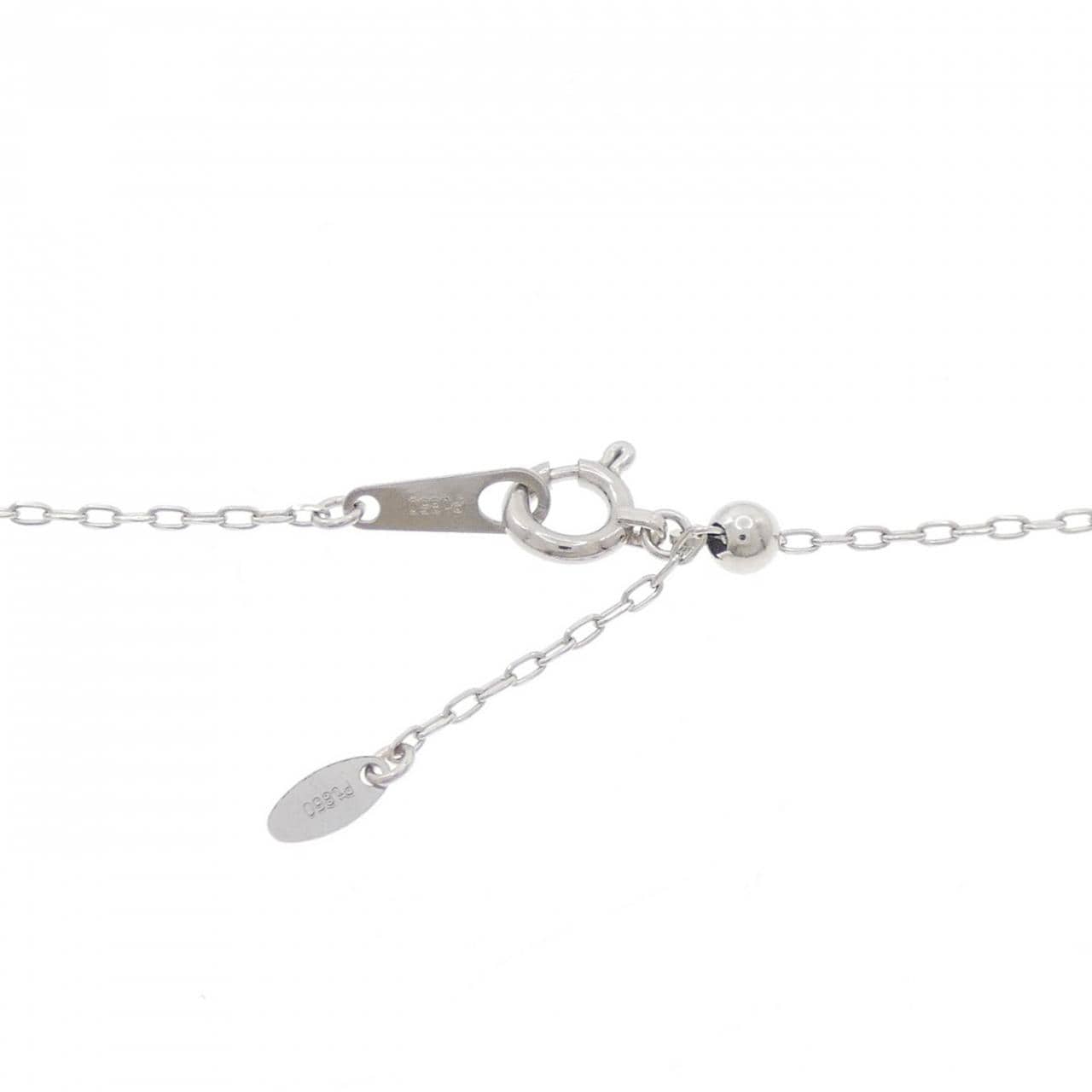 PT900/PT850 ルビー ネックレス 1.28CT
