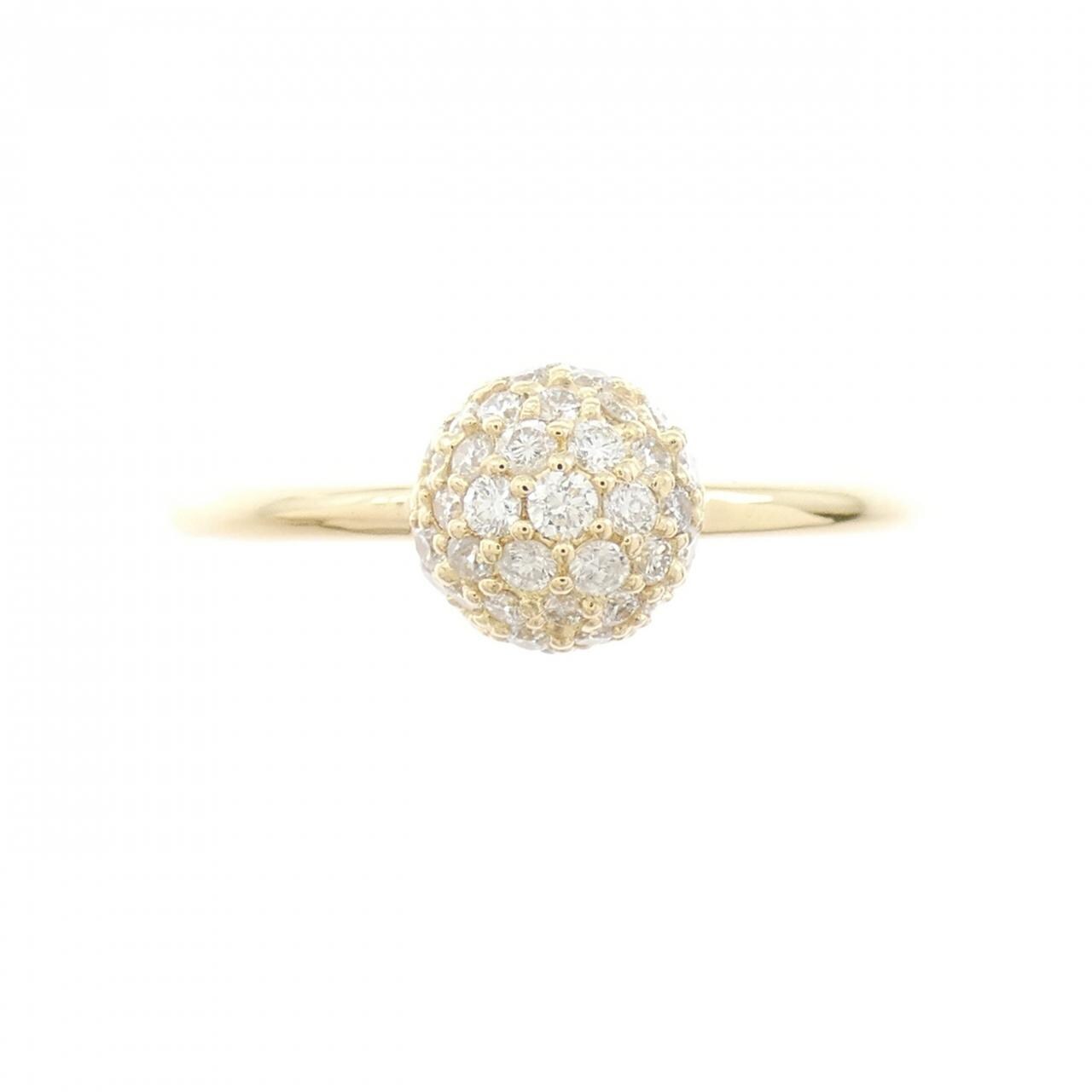 【リメイク】K18YG ダイヤモンド リング 0.30CT