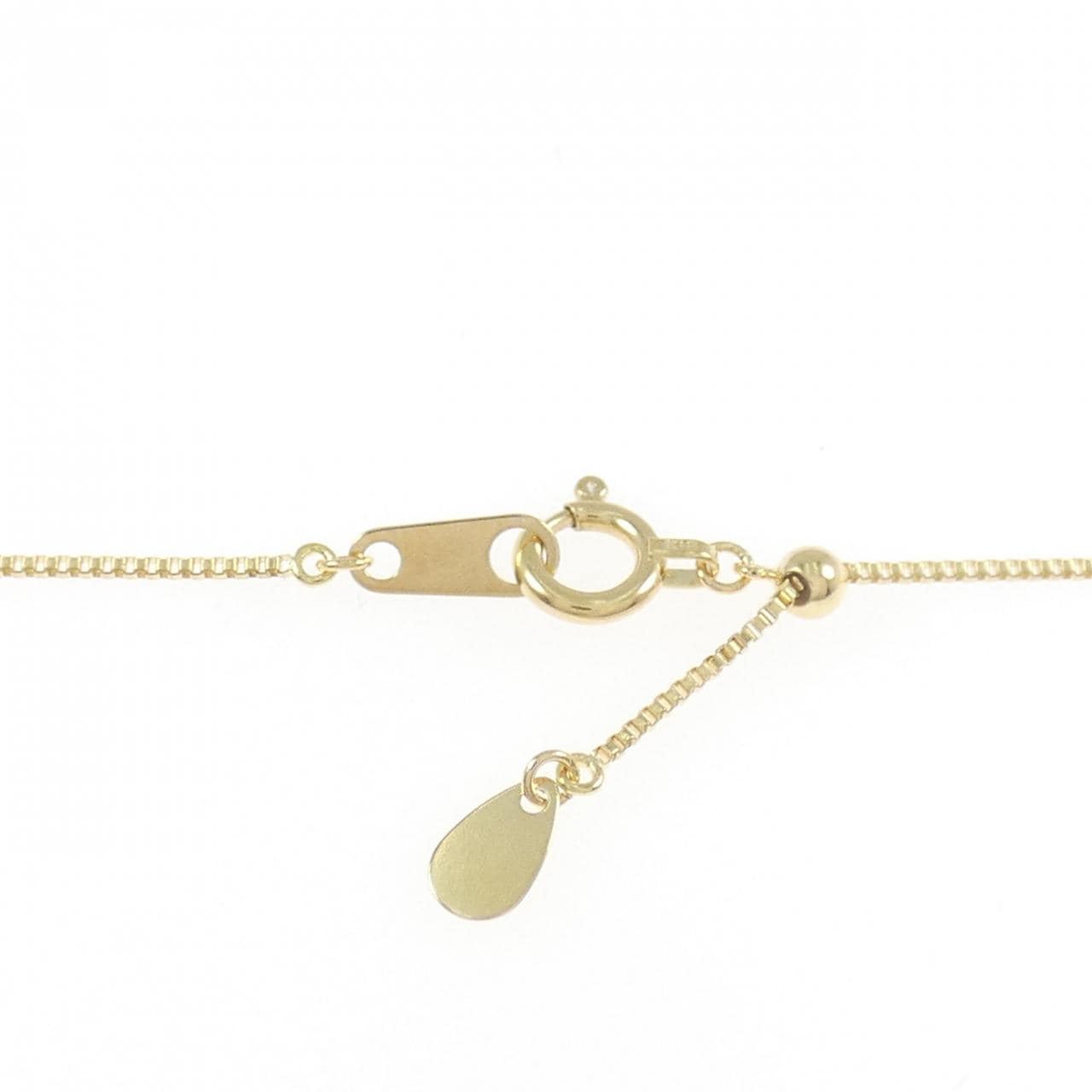 K18YG ダイヤモンド ネックレス 0.22CT