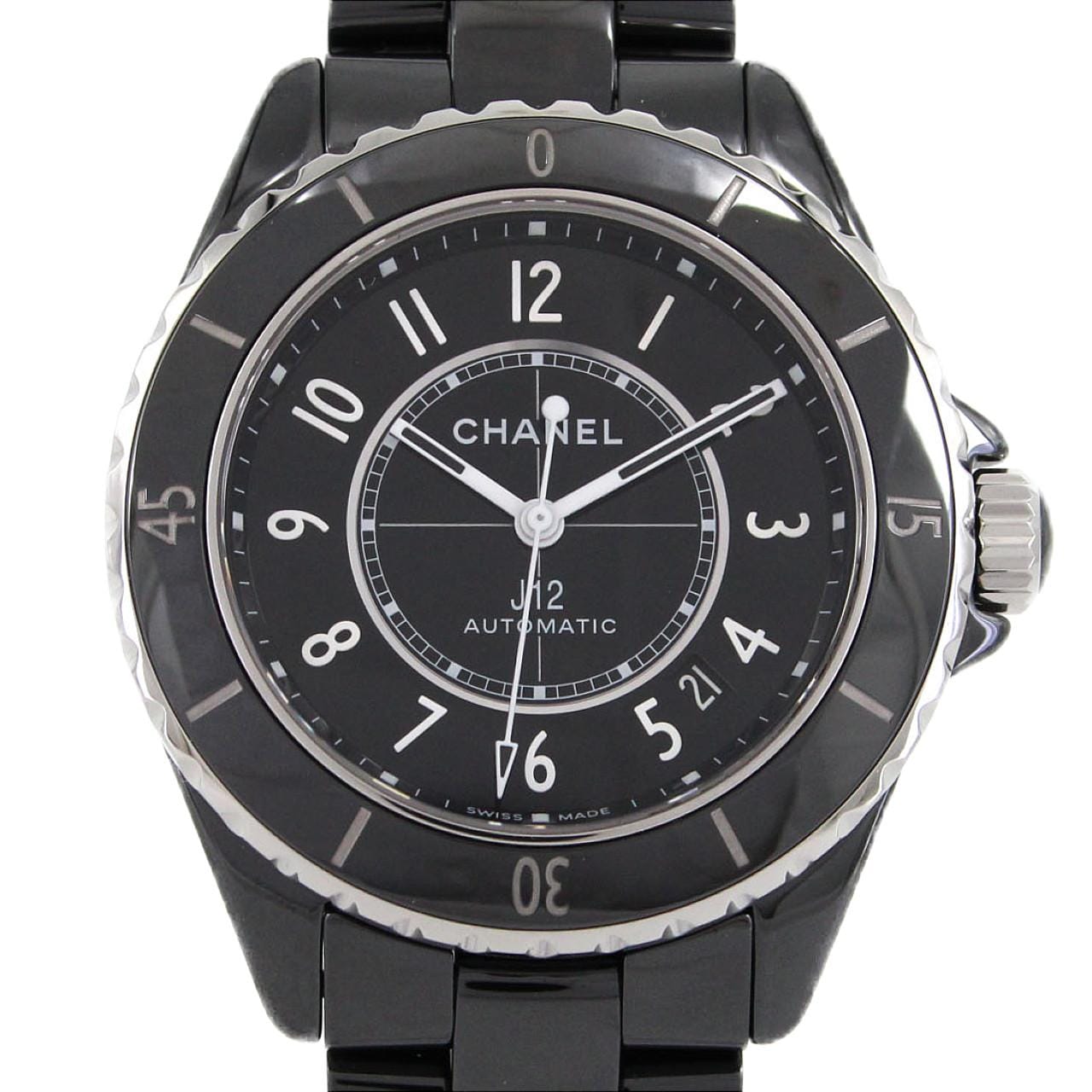 シャネル J12 キャリバー12.1 38mmセラミック H5697 セラミック 自動巻