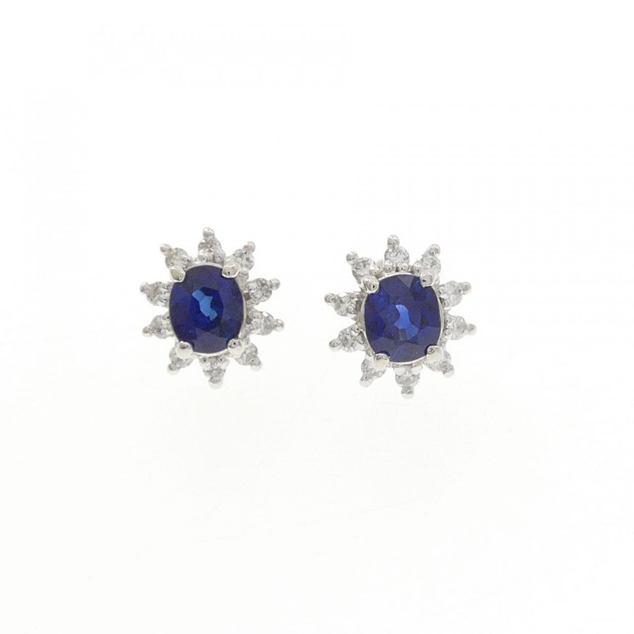 PT900 サファイヤ ピアス 0.70CT