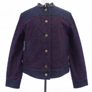 ルイヴィトン LOUIS VUITTON フロックド モノグラム FPJA35AAX デニムジャケット