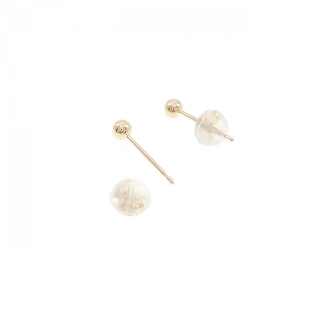 K10YG ダイヤモンド ピアス 0.02CT