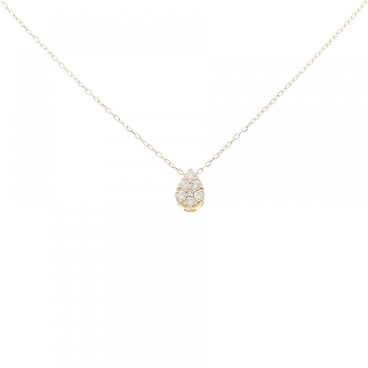 K18YG ダイヤモンド ネックレス 0.20CT