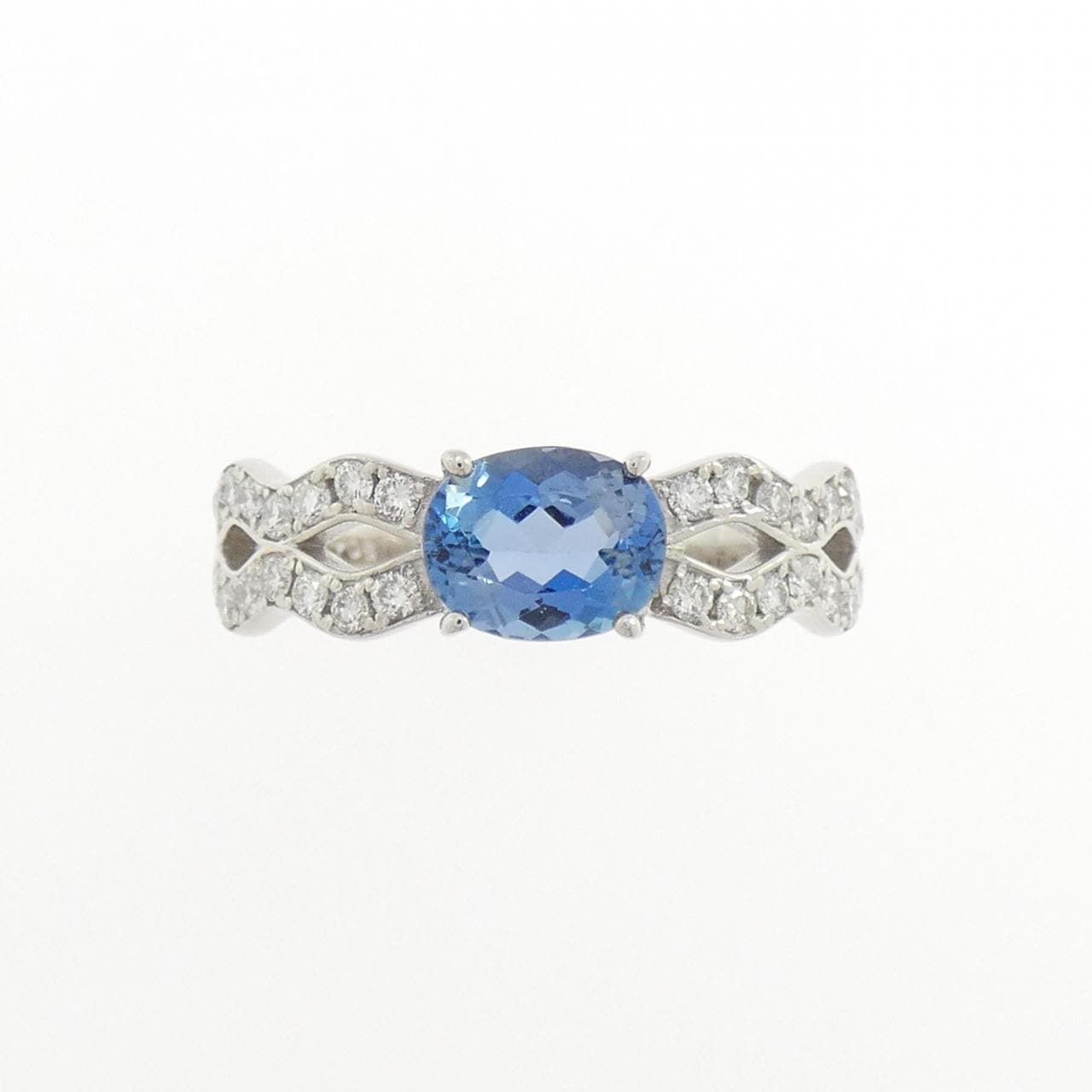 PT900 アクアマリン リング 0.708CT