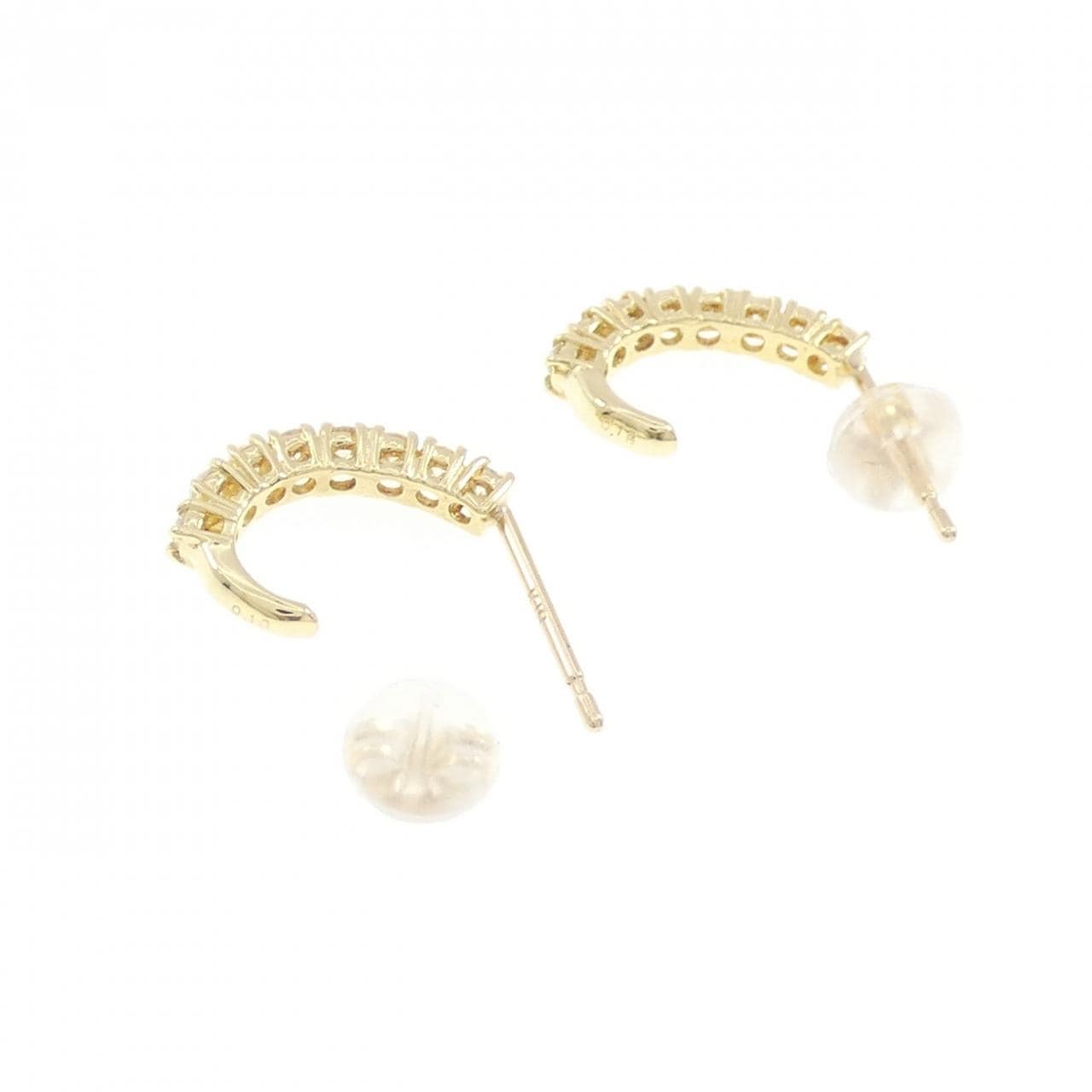 K18YG ダイヤモンド ピアス 0.36CT