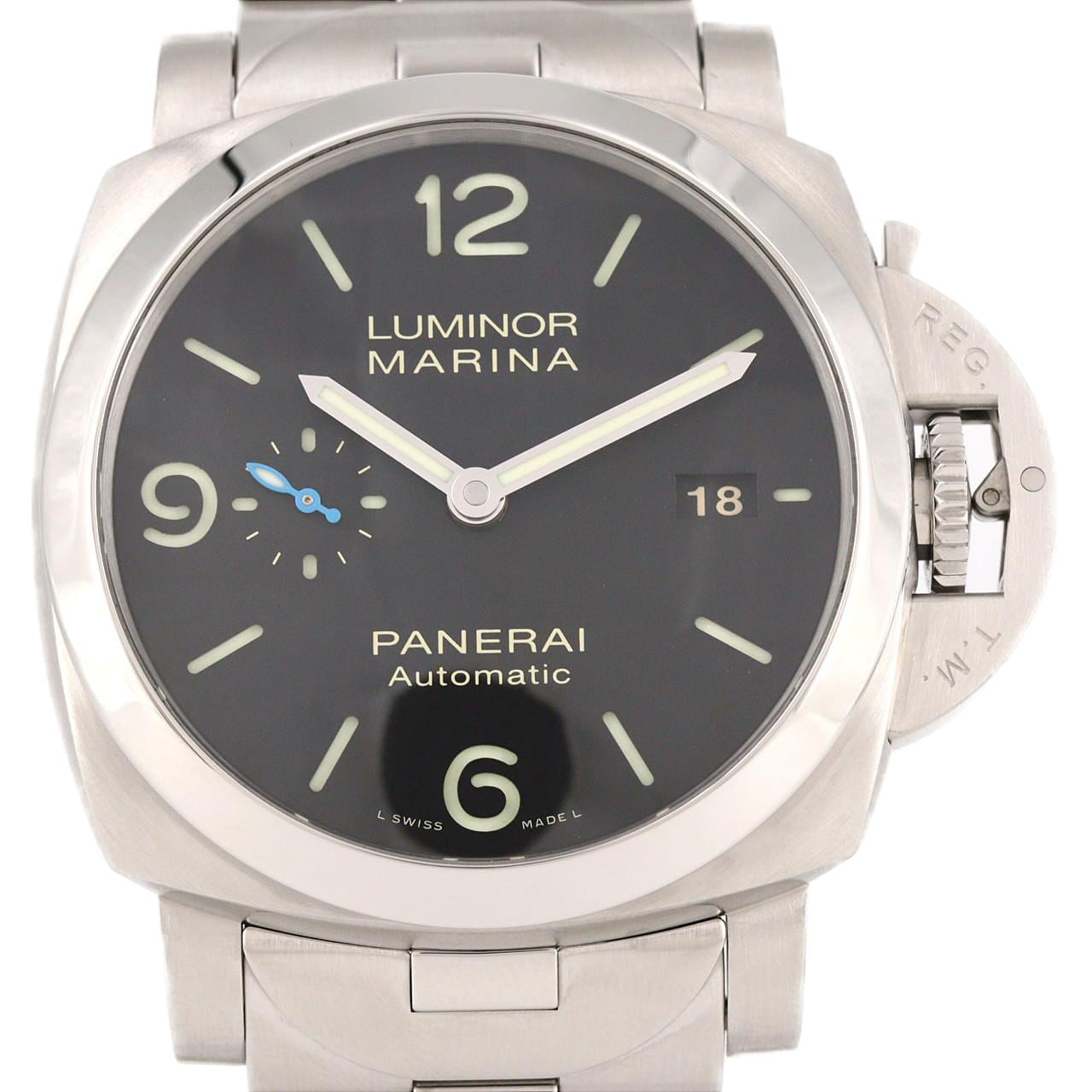 パネライ ルミノールマリーナー1950 3DAYSオートマティックアッチャイオ PAM01312 SS 自動巻