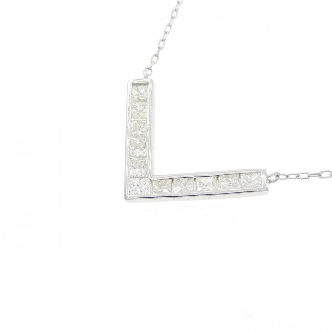 K18WG ダイヤモンド ネックレス 0.50CT