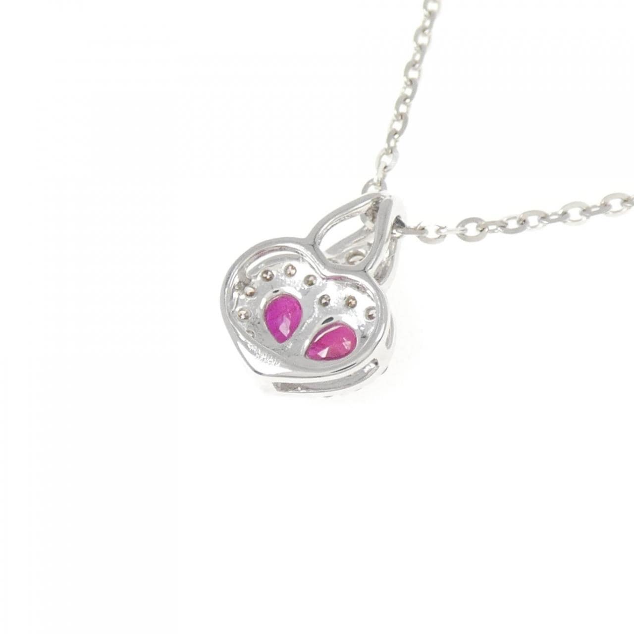 ジーエスティービー ルビー ネックレス 0.30CT