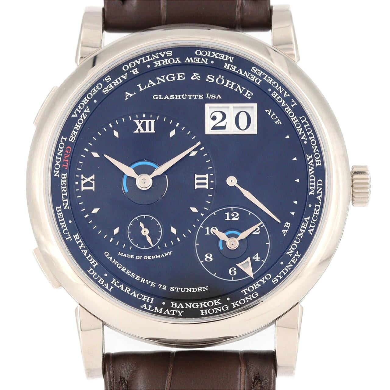 ランゲ&ゾーネ ランゲ1タイムゾーン WG 136.029/LSLS1363AG WG 手巻