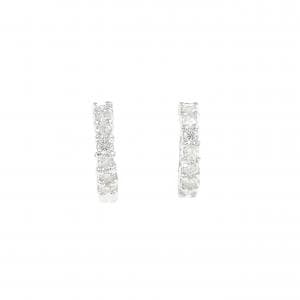 K14WG ダイヤモンド イヤリング 0.20CT