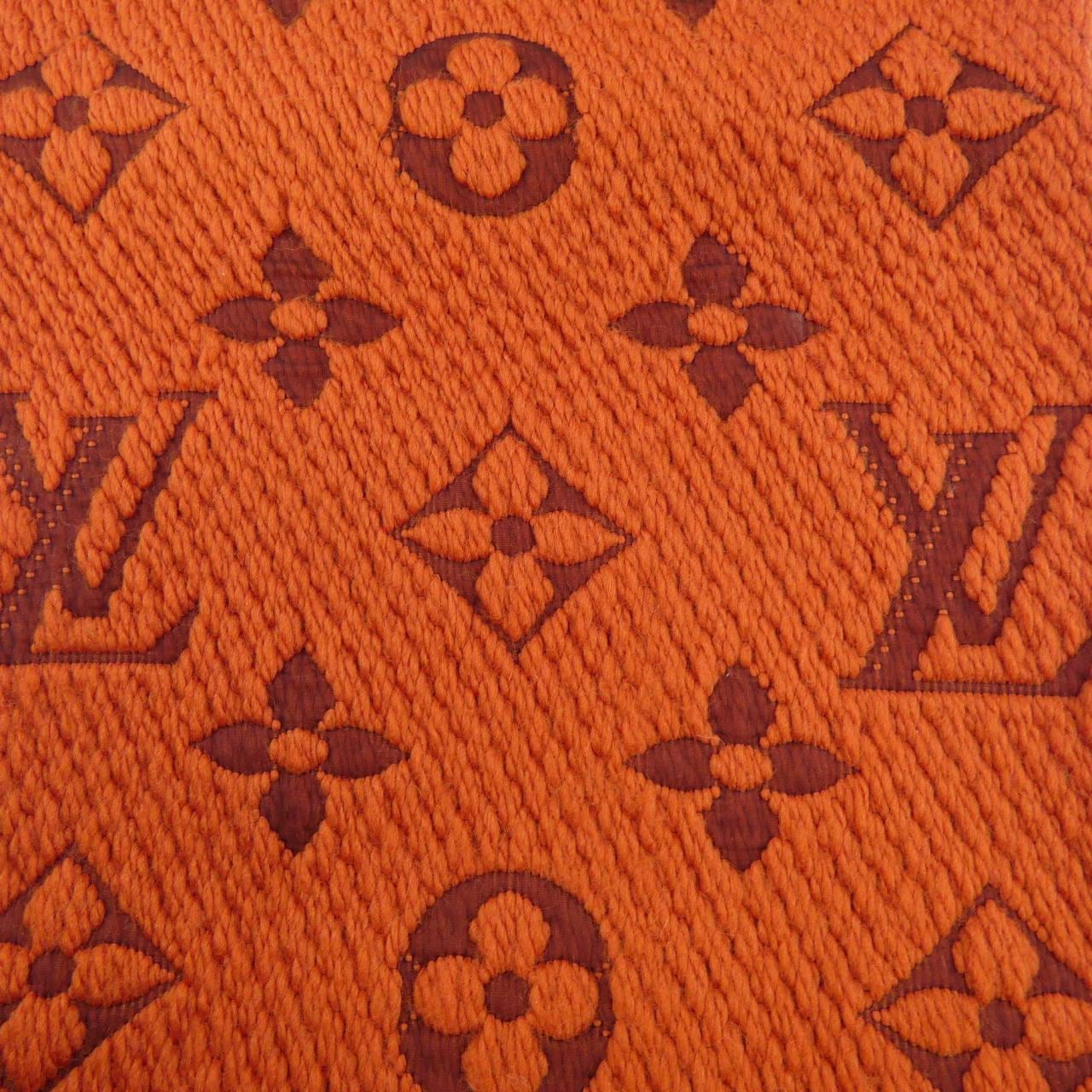 ルイヴィトン LOUIS VUITTON エシャルプ ロゴマニア M75095 MUFFLER
