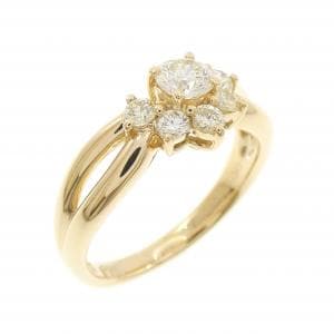 K18YG ダイヤモンド リング 0.50CT