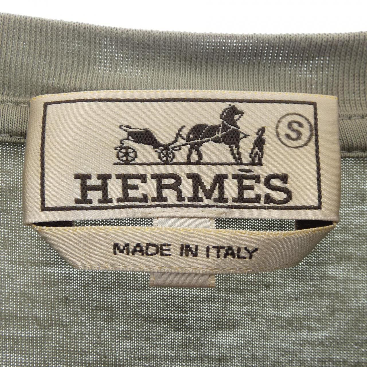 エルメス HERMES ミニレザーパッチ　ジュ ダドレス JEU D'ADRESS 457930HA Tシャツ