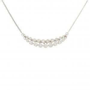 K18WG ダイヤモンド ネックレス 1.00CT