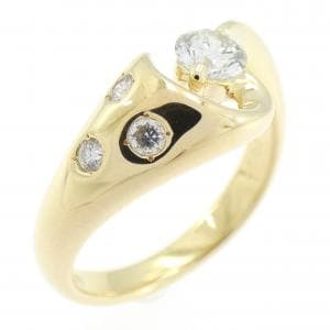 K18YG ダイヤモンド リング 0.275CT
