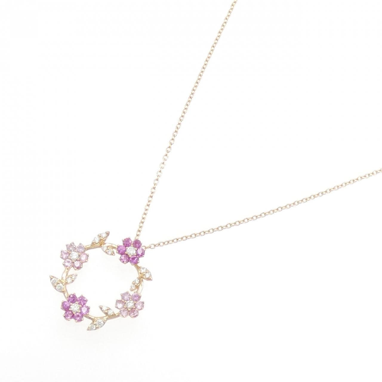 ポンテヴェキオ サファイヤ ネックレス 0.50CT