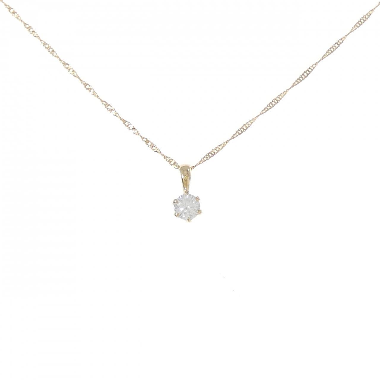 K18YG ダイヤモンド ネックレス 0.20CT