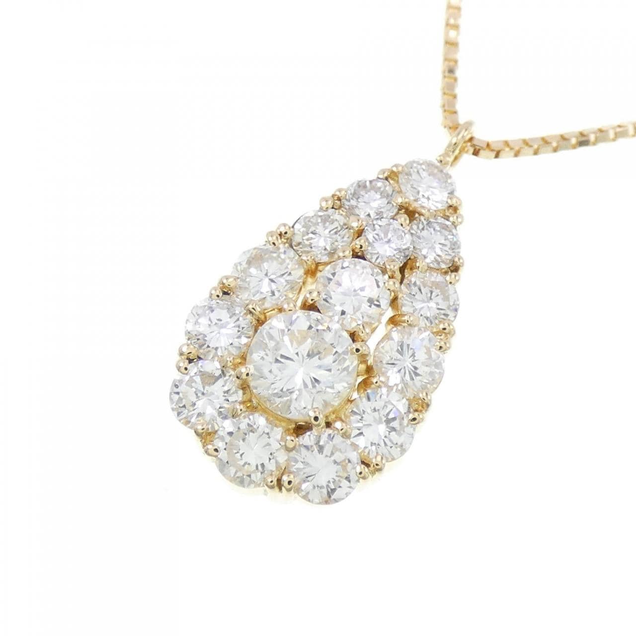 K18YG Diamond necklace