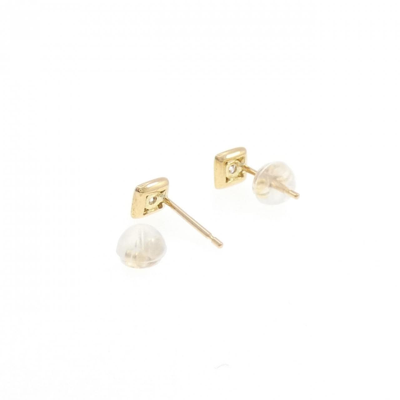 K18YG ダイヤモンド ピアス 0.14CT
