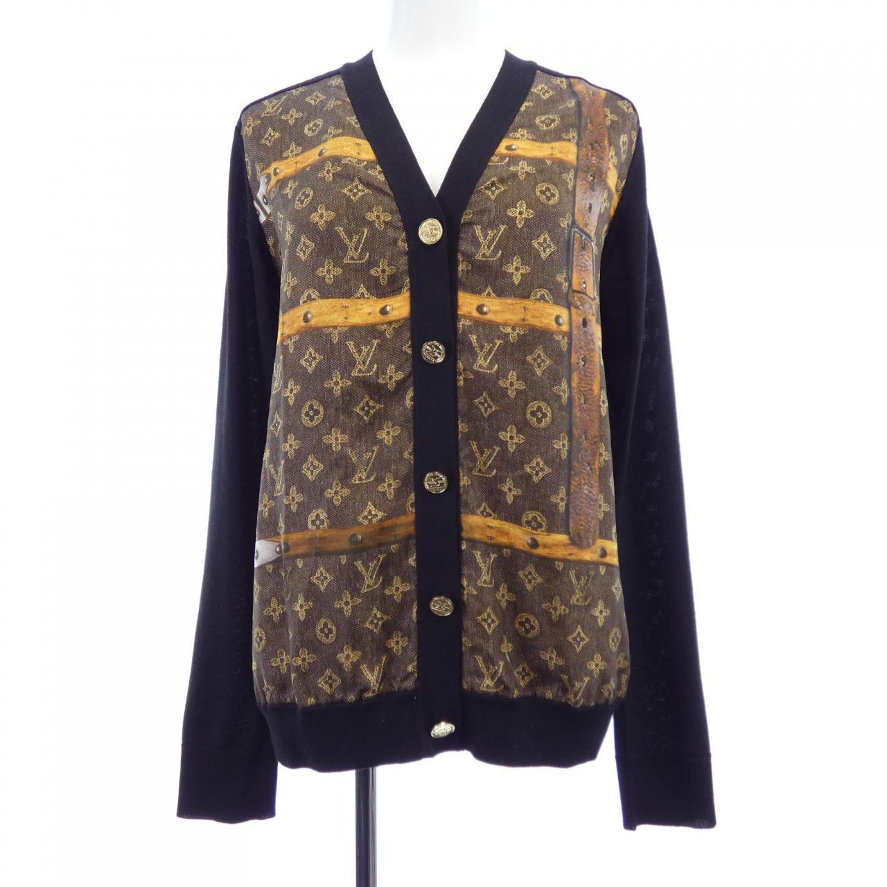 ルイヴィトン LOUIS VUITTON モノグラム タイムトランク FFKC64IPZ カーディガン