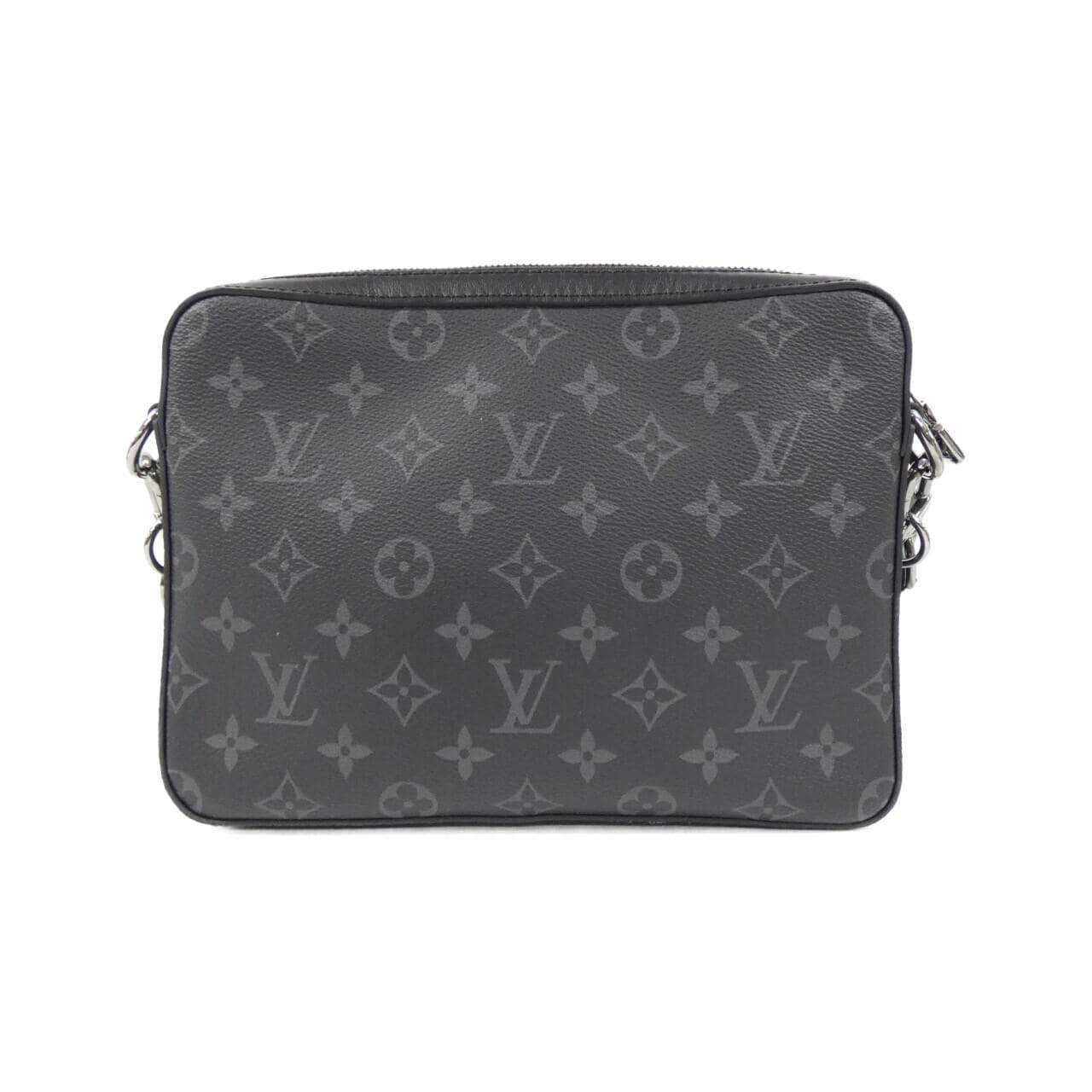 LOUIS VUITTON Monogram Eclipse Reverse Trio 郵差包 M69443 單肩包