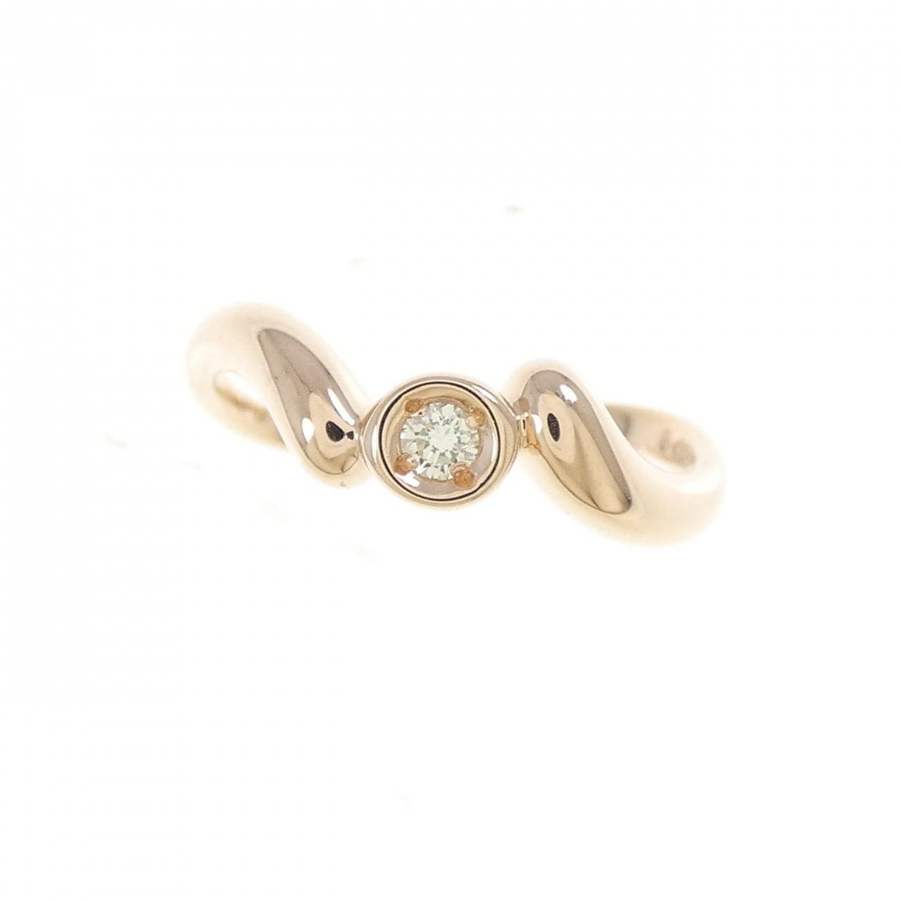 K10PG ダイヤモンド リング 0.03CT