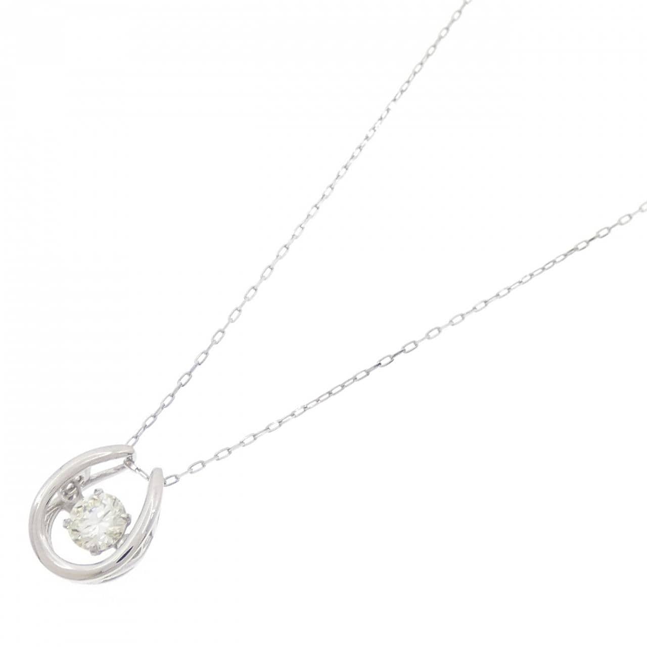 【新品】PT900 ダイヤモンド ネックレス 0.20CT