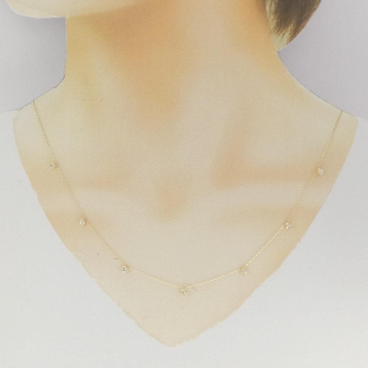 【新品】K18YG ダイヤモンド ネックレス 0.50CT