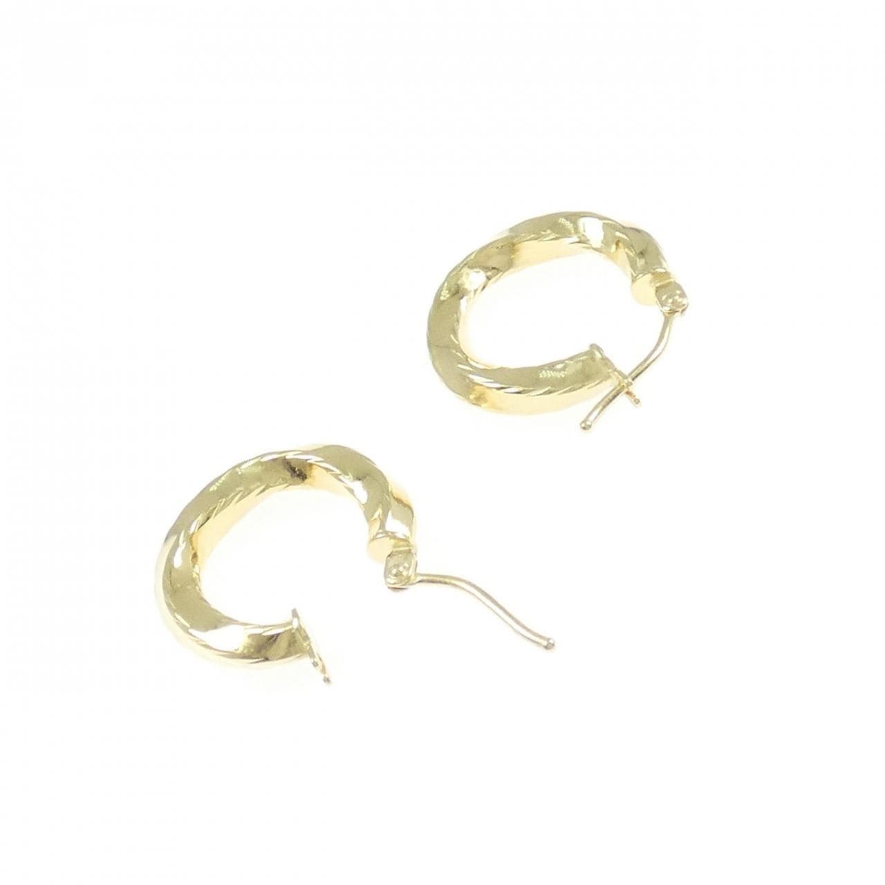 【新品】750YG フープ ピアス