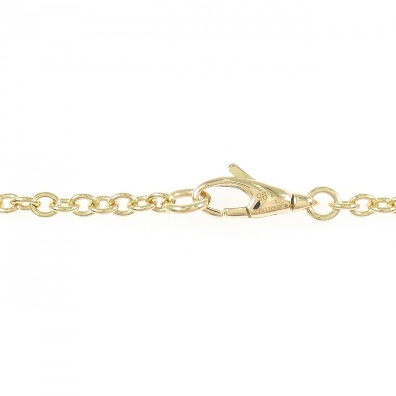 750YG/750BG サファイヤ ネックレス 1.95CT