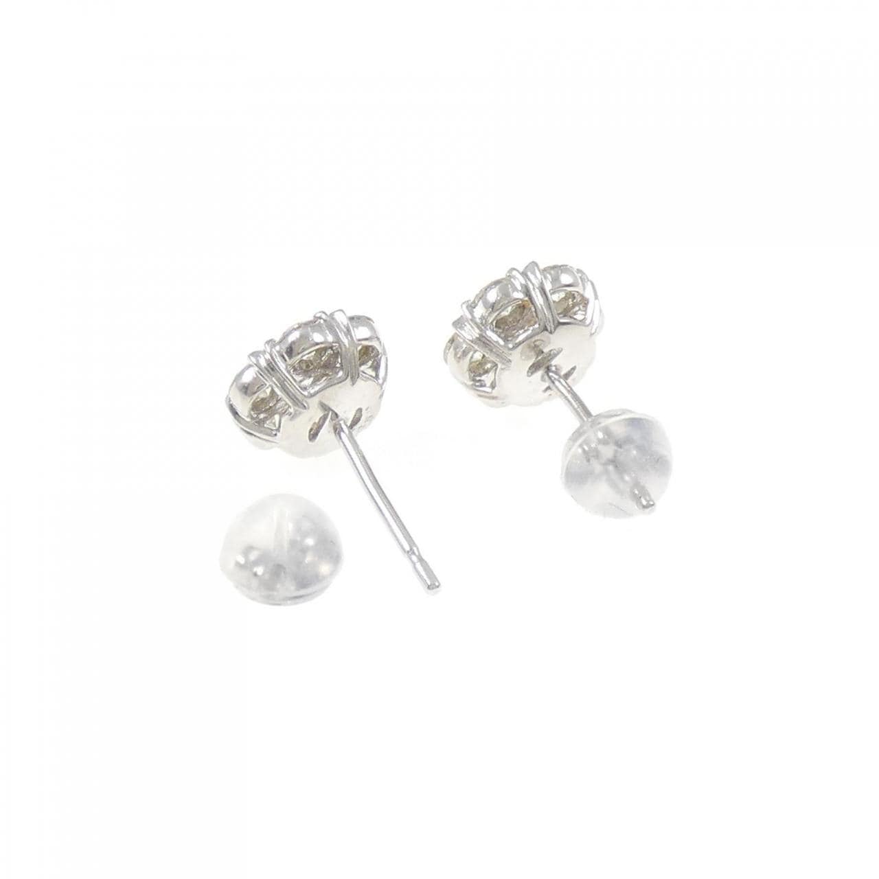 PT900 ダイヤモンド ピアス 1.00CT