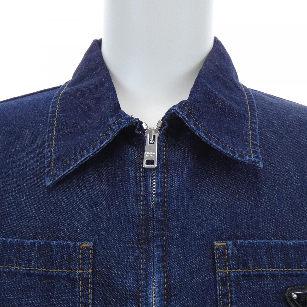 プラダ PRADA トライアングルロゴ GEB255 SOOO 14PW デニムジャケット