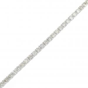 K18WG ダイヤモンド ブレスレット 5.00CT