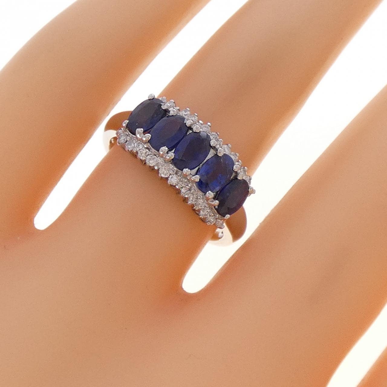 PT900 サファイヤ リング 1.6CT